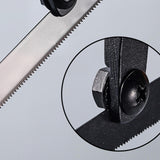 Maxbell Compact Hacksaw with 11 Saw Blade for Tile Wood Metal Cutting Aluminum Frame