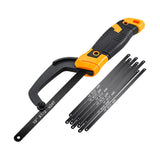 Maxbell Compact Hacksaw with 11 Saw Blade for Tile Wood Metal Cutting Aluminum Frame
