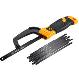 Maxbell Compact Hacksaw with 11 Saw Blade for Tile Wood Metal Cutting Aluminum Frame