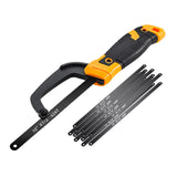 Maxbell Compact Hacksaw with 11 Saw Blade for Tile Wood Metal Cutting Aluminum Frame