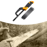 Maxbell Compact Hacksaw with 11 Saw Blade for Tile Wood Metal Cutting Aluminum Frame