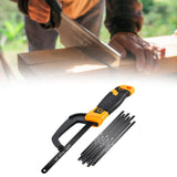 Maxbell Compact Hacksaw with 11 Saw Blade for Tile Wood Metal Cutting Aluminum Frame