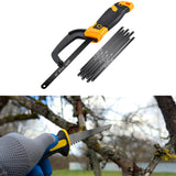 Maxbell Compact Hacksaw with 11 Saw Blade for Tile Wood Metal Cutting Aluminum Frame