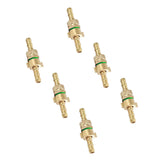 Maxbell 6 Pieces Hose Barb Fittings 8.5mm 2 Way Straight Air Hose Fittings for Water