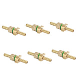 Maxbell 6 Pieces Hose Barb Fittings 8.5mm 2 Way Straight Air Hose Fittings for Water