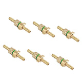 Maxbell 6 Pieces Hose Barb Fittings 8.5mm 2 Way Straight Air Hose Fittings for Water