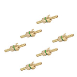 Maxbell 6 Pieces Hose Barb Fittings 8.5mm 2 Way Straight Air Hose Fittings for Water