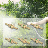 Maxbell 6 Pieces Hose Barb Fittings 8.5mm 2 Way Straight Air Hose Fittings for Water