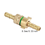 Maxbell 6 Pieces Hose Barb Fittings 8.5mm 2 Way Straight Air Hose Fittings for Water