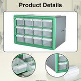 Maxbell Drawer Storage Cabinet 12 Drawers Drawer Organizer for Office Screws Jewelry