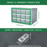 Maxbell Drawer Storage Cabinet 12 Drawers Drawer Organizer for Office Screws Jewelry