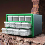 Maxbell Drawer Storage Cabinet 12 Drawers Drawer Organizer for Office Screws Jewelry