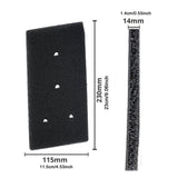 Maxbell 2x Foam Sponge Filter Practical HX Hmmr10440 for Laundry Room Apartment Home