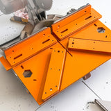 Maxbell Cutting Machine Base Plate Saw Press Board for Saw Blade Carpenter Workbench Thick 8mm