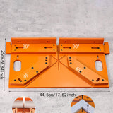 Maxbell Cutting Machine Base Plate Saw Press Board for Saw Blade Carpenter Workbench Thick 10mm