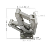 Maxbell Fence Gate Hinge Easy Installation Door Hinge for Backyard Farmhouse Carport