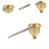 Maxbell Paint Viscosity Cup Sturdy Sturdy Copper Professional Single Cup #4 Cup