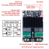 Maxbell Amplifier Board Bridged Mono Subwoofer Speaker 10-30V 100W+100W Two Channel