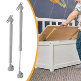 Maxbell 2x Toy Box Hinges Soft Close Bedroom Household Quiet Flat Lid Support Hinges