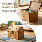 Maxbell 2x Toy Box Hinges Soft Close Bedroom Household Quiet Flat Lid Support Hinges