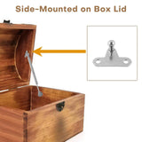 Maxbell 2x Toy Box Hinges Soft Close Bedroom Household Quiet Flat Lid Support Hinges