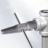 Maxbell Screw Extractor Bolt Extractor for Stripped Screws Faucet Water Pipe Threads 4 inch