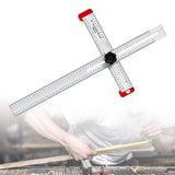 Maxbell Square Ruler Drilling Positioning Ruler for Template Crafting Shelves Door 60cm