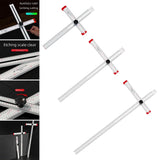 Maxbell Square Ruler Drilling Positioning Ruler for Template Crafting Shelves Door 60cm