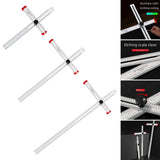 Maxbell Square Ruler Drilling Positioning Ruler for Template Crafting Shelves Door 60cm