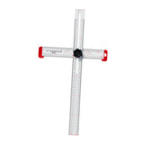 Maxbell Square Ruler Drilling Positioning Ruler for Template Crafting Shelves Door 60cm