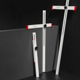 Maxbell Square Ruler Drilling Positioning Ruler for Template Crafting Shelves Door 60cm