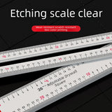 Maxbell Square Ruler Drilling Positioning Ruler for Template Crafting Shelves Door 60cm