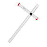 Maxbell Square Ruler Drilling Positioning Ruler for Template Crafting Shelves Door 90cm
