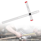 Maxbell Square Ruler Drilling Positioning Ruler for Template Crafting Shelves Door 90cm
