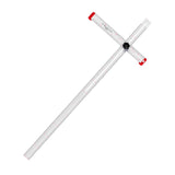Maxbell Square Ruler Drilling Positioning Ruler for Template Crafting Shelves Door 120cm