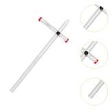 Maxbell Square Ruler Drilling Positioning Ruler for Template Crafting Shelves Door 120cm