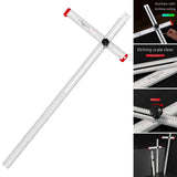 Maxbell Square Ruler Drilling Positioning Ruler for Template Crafting Shelves Door 120cm