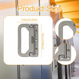 Maxbell Spring Loaded Handle Folding Metal Case Chest Handle for Toolbox Crates Case