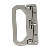 Maxbell Spring Loaded Handle Folding Metal Case Chest Handle for Toolbox Crates Case