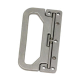 Maxbell Spring Loaded Handle Folding Metal Case Chest Handle for Toolbox Crates Case