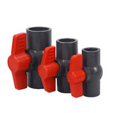 Maxbell PVC Ball Valve Sturdy Pipe Fitting for Sewage Pump Outdoor Irrigation System Inner diameter 5cm