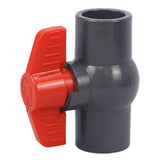 Maxbell PVC Ball Valve Sturdy Pipe Fitting for Sewage Pump Outdoor Irrigation System Inner diameter 5cm