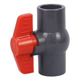 Maxbell PVC Ball Valve Sturdy Pipe Fitting for Sewage Pump Outdoor Irrigation System Inner diameter 7.5cm