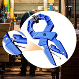 Maxbell Locking C Clamp Adjustable Workshop Welding Craftsmen Face Clamp Woodworking Deep Blue