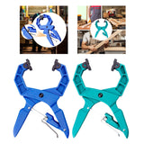 Maxbell Locking C Clamp Adjustable Workshop Welding Craftsmen Face Clamp Woodworking Deep Blue
