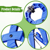 Maxbell Locking C Clamp Adjustable Workshop Welding Craftsmen Face Clamp Woodworking Deep Blue