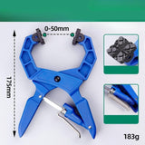 Maxbell Locking C Clamp Adjustable Workshop Welding Craftsmen Face Clamp Woodworking Deep Blue