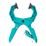 Maxbell Locking C Clamp Adjustable Workshop Welding Craftsmen Face Clamp Woodworking Light Blue