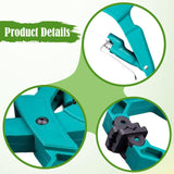 Maxbell Locking C Clamp Adjustable Workshop Welding Craftsmen Face Clamp Woodworking Light Blue