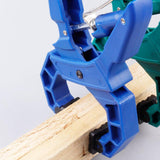Maxbell Locking C Clamp Adjustable Workshop Welding Craftsmen Face Clamp Woodworking Light Blue